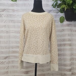 💥Sale Item🏷💲5 Time and Tru Cream Boxy Long Sleeve Sweatshirt Size S 4-6 Youth